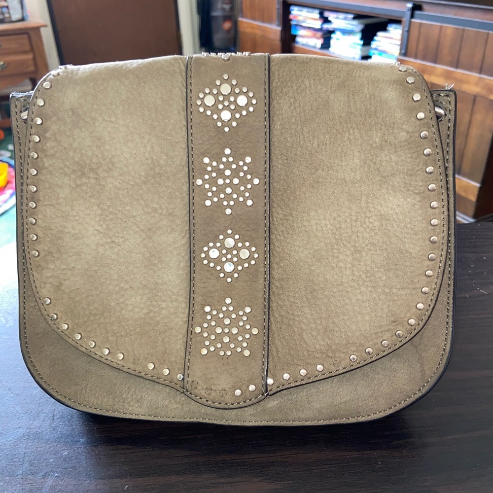 Rebecca Minkoff Nubuck Crossbody with studding